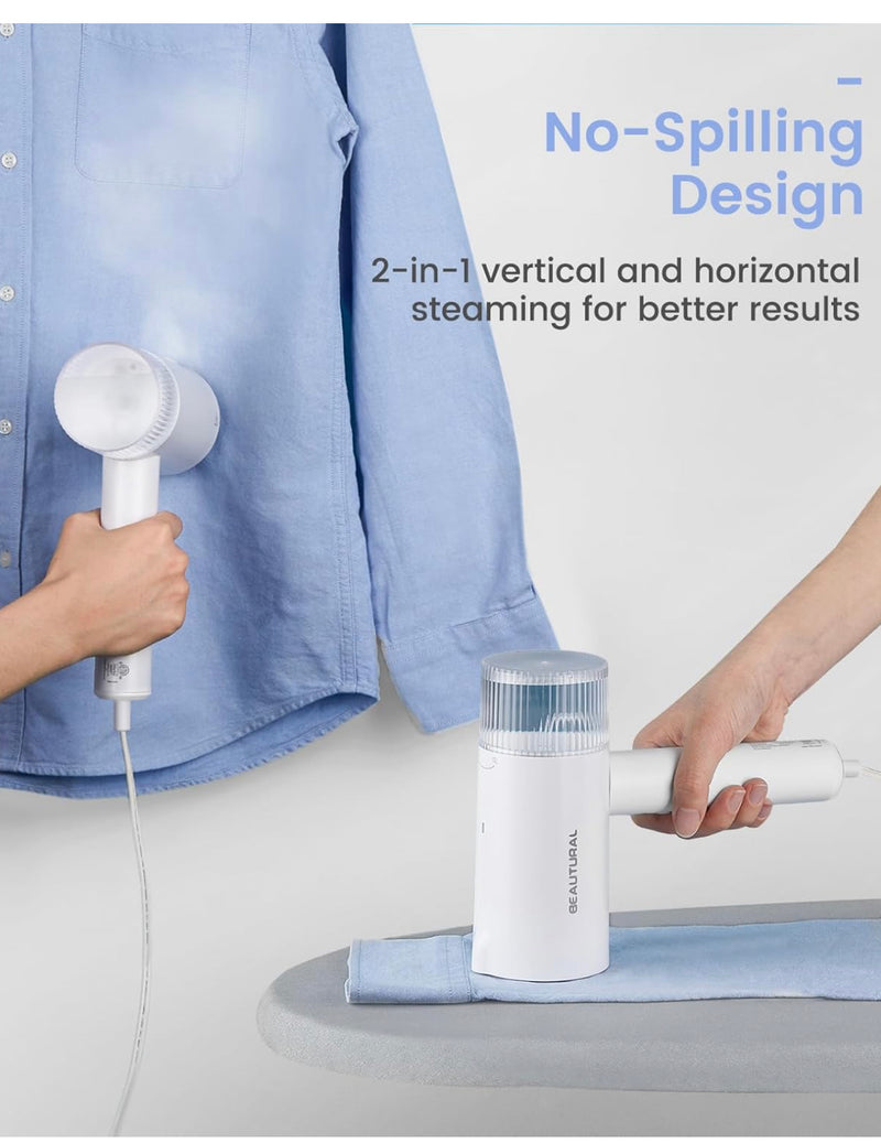 Steamer for Clothes, Foldable Handheld, Clothing Wrinkle Remover
