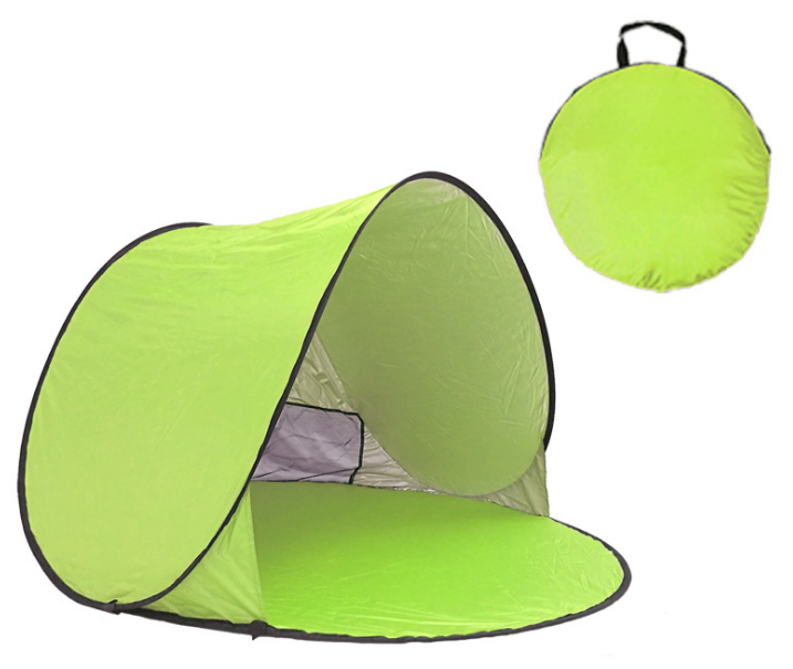 Pop up Beach Shade Tent - Lime Green - The Triangle