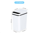 Bathroom Automatic Trash Can with Lid, 4 Gallon And 2.8 Gallon Touchless Small Garbage Can Slim Motion Sensor Smart Trash Bin for Bedroom, Office, Living Room