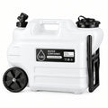 28L/7.4Gal Water Container Equipped with Wheels and a Trolley