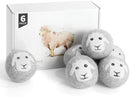 [Pre-order] Wool Dryer Balls 6 Pack, Natural Fabric Softener, Dryer Balls Laundry Reusable, Reduces Clothing Wrinkles and Saves Drying Time (Gray)