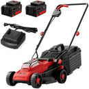 [Pre-order] MZK 20V 13-Inch Electric Lawn Mower, Compact Brushless Mower, Red