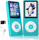 [Pre-order] MP3 Player with 32GB TF Card,Built-in HD Speaker,Portable HiFi Music Player with Video/Voice Recorder/FM Radio/Photo Viewer/E-Book Player for Kids(Sky Blue)