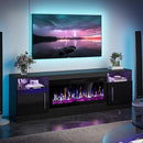 [Pre-order] VITESSE 70”Fireplace TV Stand,Modern Entertainment Center Heating Fireplace