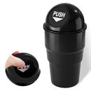 Car Garbage Can with Lid, Leakproof Vehicle Cup Holder Car Trash Can - The Triangle
