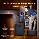 [Pre-order] Jackery HomePower 3600 Plus Portable Power Station, 3600W AC Output, 3584Wh LFP Solar Generator, Expandable up to 21kWh (Solar Panel Optional)