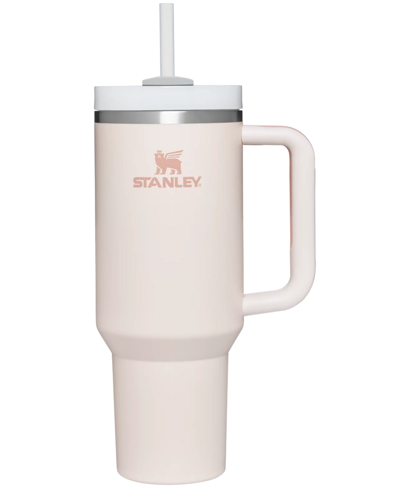 Stanley 40oz Quencher H2.0 FlowState Stainless Steel Vacuum Insulated Tumbler (Rose Quartz)
