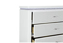 [Pre-order] Alina White Bedroom Group With LED