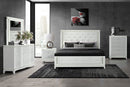 [Pre-order] Alina White Bedroom Group With LED