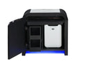 [Pre-order] Beckett White/Black Bed And Nightstand With Cooler