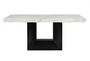 D02 Dining Table + 8 D03 Black Dining Chairs