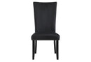 D02 Dining Table + 6 D03 Black Dining Chairs