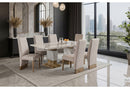 D12 Dining Table Natural + D12Dc Beige