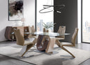 D4126N Dining Table And 6 Dining Chairs