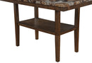 D4355 Brown Bar Table With 8 Bar Stools