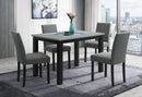 D8112 Dining Table With 4 D8112 Dining Chairs