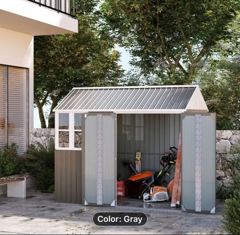 Outsunny 8' x 6' Outdoor Storage Shed