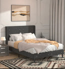 Queen tufted bed frame