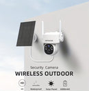 The 4K Solar Security Camera offers 360° pan and tilt coverage with 4K resolution