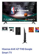 Hisense A4K 43" FHD Google Smart TV