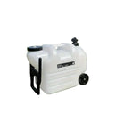 28L/7.4Gal Water Containers Equipped with Wheels And a Trolley, Featuring a Large Capacity Bucket, Robust Design with a Carry Handle, And a Spill-Proof Lid