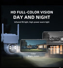 The 4K Solar Security Camera offers 360° pan and tilt coverage with 4K resolution