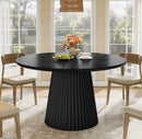 [Pre-order] Round Dining Table for 4-6 People, 47" Farmhouse Wood Kitchen Table