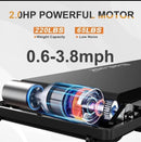 Walking Pad, Under Desk Treadmill for Home Office, 2 in 1 Portable Walking Treadmill with Remote Control, Walking Jogging Machine in LED Display - The Triangle