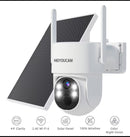 The 4K Solar Security Camera offers 360° pan and tilt coverage with 4K resolution
