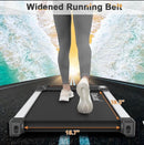 Walking Pad, Under Desk Treadmill for Home Office, 2 in 1 Portable Walking Treadmill with Remote Control, Walking Jogging Machine in LED Display - The Triangle