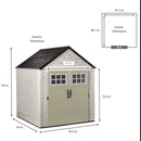 [Pre-order] Rubbermaid 7 x 7 Foot Durable Weatherproof Resin Outdoor Storage Shed