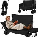 Heavy-Duty 660lb Capacity Foldable Wagon - Converts to a Bench
