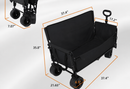 Heavy-Duty 660lb Capacity Foldable Wagon - Converts to a Bench
