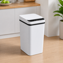 Touchless Bathroom Automatic Trash Can with Lid