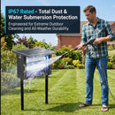 Outdoor Solar Mosquito Killer Lamp – 4500V Electric Bug Zapper