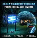 Outdoor Solar Mosquito Killer Lamp – 4500V Electric Bug Zapper