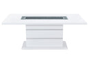 Monaco White Dining Table + 8 Monaco Dining Chair