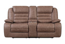 [Pre-order] Brown 3-Piece Reclining Living Room Set