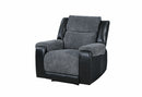 [Pre-order] U5914 Grey/Black Reclining Sofa/Console Reclining Loveseat/Recliner