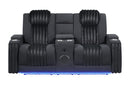 [Pre-order] U8000 Black Pwr Rec Sofa/Pwr Console Rec Loveseat W/Phr
