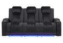 [Pre-order] U8000 Black Pwr Rec Sofa/Pwr Console Rec Loveseat W/Phr