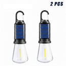 Portable Outdoor Hanging Camping Lanterns, Solar Charging And USB Light Bulbs