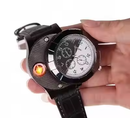 Rechargeable Watch Cigarette Lighter (Black) - The Triangle