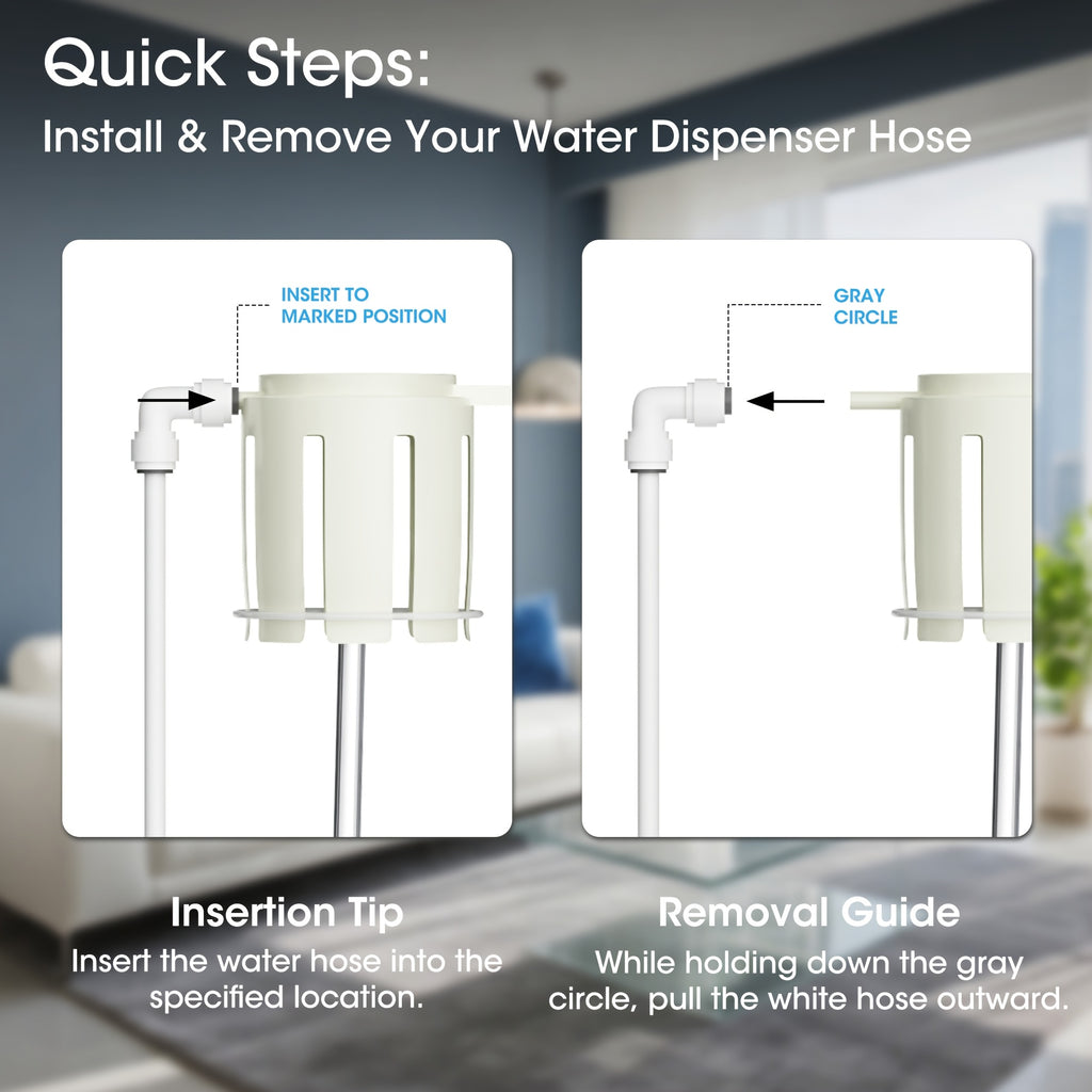 GUNJI Upgraded Bottom Loading Water Cooler Dispenser for 5 Gallon Bottles Stainless Steel with 3 Temperature Settings  Hot Cold  Room Water Ideal Design for Home  Office Onyx Black