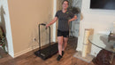 Folding Treadmill with 15% Incline, 2 in 1 Under Desk Walking Pad