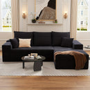 104941 MODERN MODULAR LSHAPE CLOUD SOFA SET FOR LIVING ROOM  Soft Cushions WoodFree Construction Easy to Assemble for Large Spaces  Suitable for Living Rooms And Apartments  Minimalist Style Lightweight Furniture Home