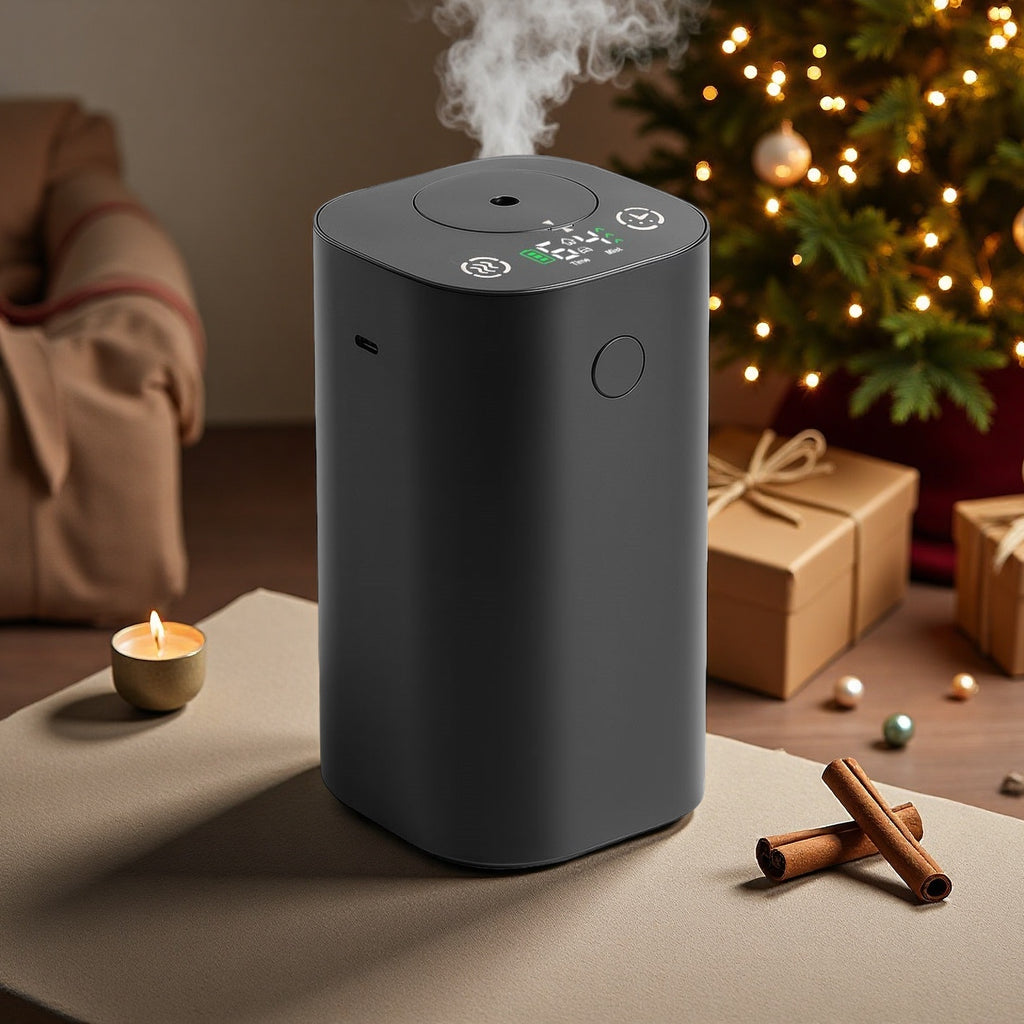 Waterless Diffuser for Essential Oil  Aroma Relax Diffuser for Home And Car Large Room Bedroom with Battery Indicator Portable Scent Air Machine 123 And Continuous Mist TimeOff Function 500 Sq Ft Scent Coverage for Home Decoration