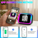 AI Smart Speaker Smart Alarm Clock with Wireless Speaker  Dynamic RGB Light HiFi Stereo Sound HD Smart Display AnswerMake Call Voice Assistant Period Tracker 2500mAh Battery Portable Speakers  Charging Bedside Digital Clock