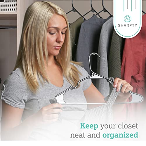 Plastic Hangers Clothes Hangers for Clothing, Closet, Coats & Shirts