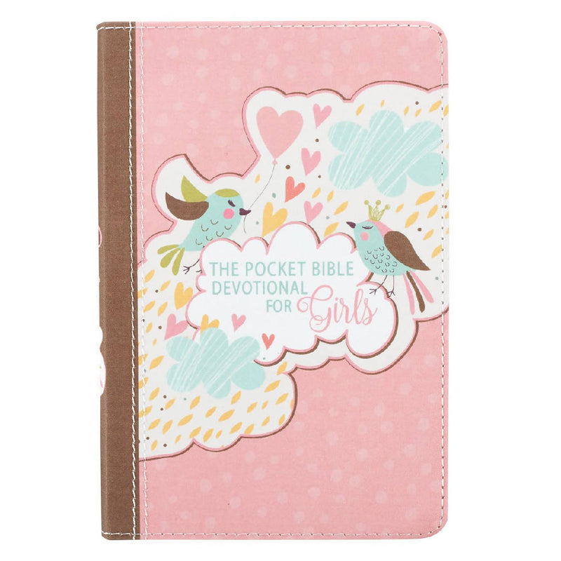 For Girls Pocket Bible Devotional Leather Bound - The Triangle